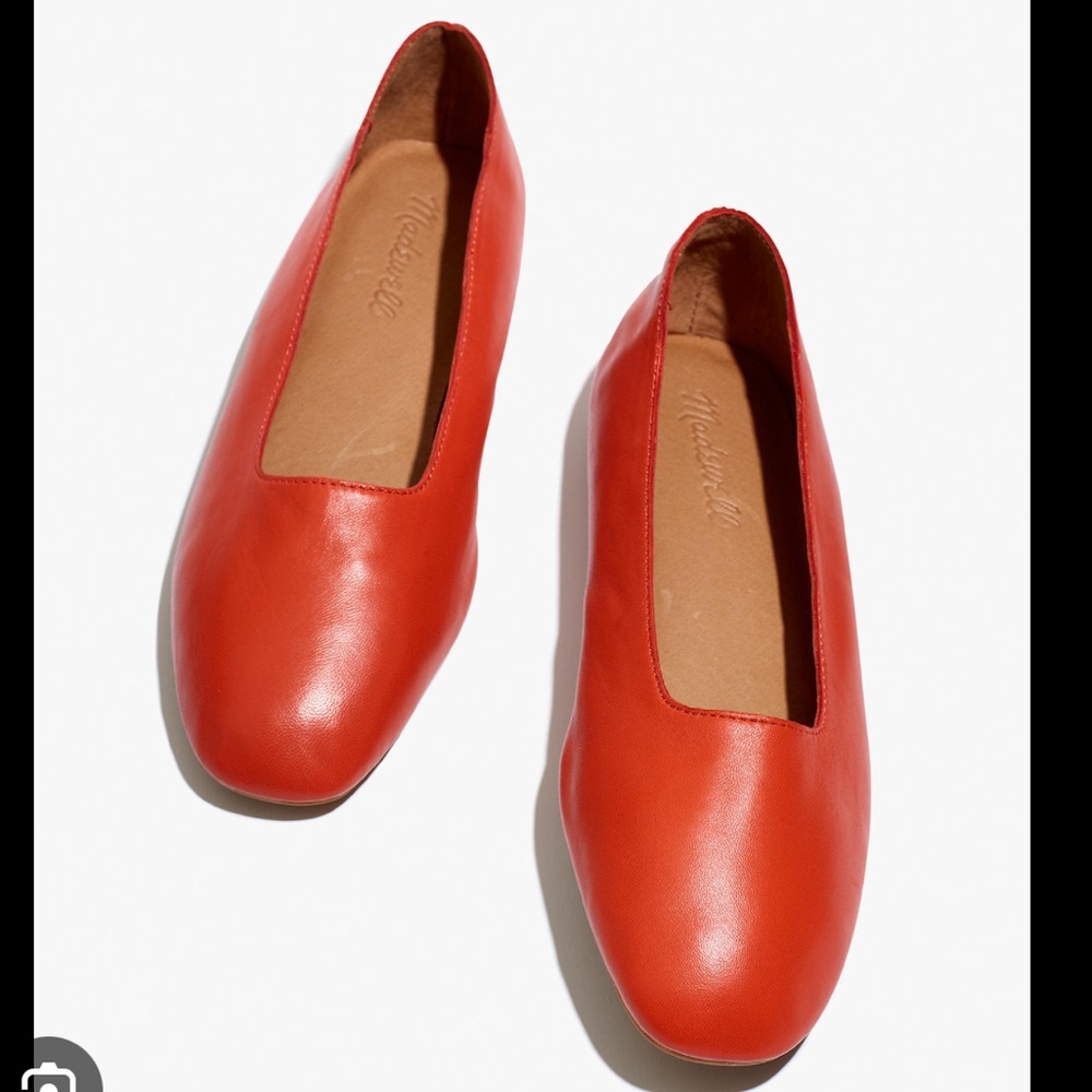 Madewell Cory Flat SOUTHWESTERN CLAY LEATHER 7